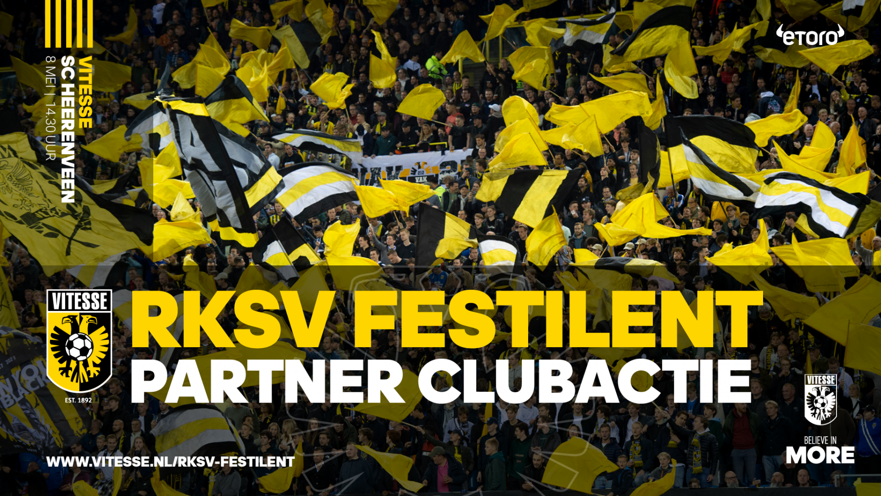 Ga met korting naar Vitesse – Heerenveen (14:30u)! - Festilent
